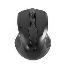 마우스 2.4 GHz 무선 광 USB 2.0 수신기 PC 노트북 블랙 전세계 매장 품질, 한개옵션1, 01 Black