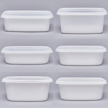 사각 밀폐 죽용기 1개, 반죽용기소형(300ML)