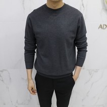 아도르클래식 R라운드 캐시미어 긴팔 니트(ZR)