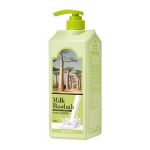 밀크바오밥 대용량 바디워시 라임앤바질향, 1000ml, 1개