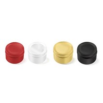 모든유통 50ml 알루미늄 틴케이스 크림 용기, 화이트