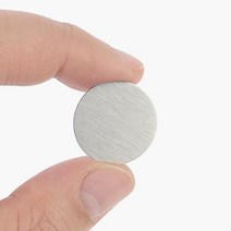 DSBB 자석 철판 스티커 원형 2CM 1P 자석용철판 붙이는철판 철판조각