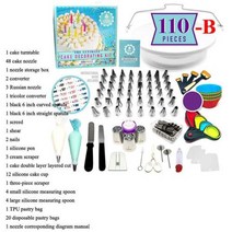 케익만들기 체험 키트 식빵 케이크 빵틀 Meibum 110 pcs icing piping tips 장식 도구 크림 백 scraper pastry nozzles 변환기 제과 디저트