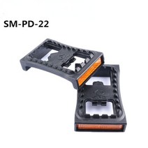 원래 SM-PD22 SPD 클리트 플랫 산악 자전거 페달 자전거 PD-22 M520 M540 M780 M980 Clipless MTB 페달 PD22, 하얀색, WHITE