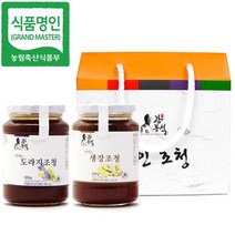 두레촌 두레촌 명인 도라지/생강조청 600gx2개입/조청 식품명인 제32호 강봉석/도라지청 생강청, 단일옵션