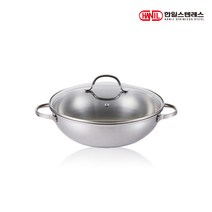 한일스텐레스 통3중 오딘 인덕션 겸용 궁중전골 웍 냄비, 26cm, 혼합색상