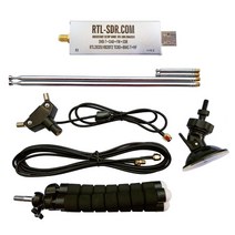 RTL-SDR 블로그 RTL SDR V3 R820T2 RTL2832U 1PPM TCXO SMA RTLSDR 소프트웨어 정의 라디오 다목적 다이폴 안테나 포함, One Color