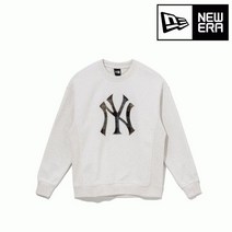 뉴에라 뉴에라 MLB 타탄 체크 뉴욕 양키스 맨투맨 오트밀 13338638