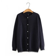 여자 빅사이즈 스웨터 라운드넥 카라넥 새로운 패션 점퍼 긴팔 비즈 오간자 니트 풀오버