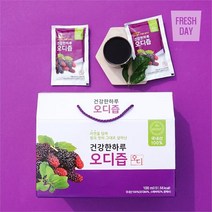 프레시데이 자연그대로 정읍 토종 오디즙 선물세트 30봉 100ml, 오디즙/30봉