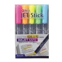 동아 타원제트형광펜5색세트4.0mm, 상세설명 참조, 없음