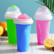 퀵슬러시 슬러시팡팡 아이스컵 2중컵컬러렌덤발송, 210ml