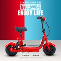 전기 자전거 소형 스쿠터 할리 남녀공용 성인, 싱글 시트 18A 배터리 수명은 약 60km입니다, 48V