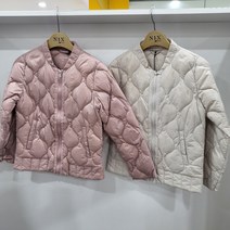 닉스키즈 여아)어니언 퀼팅경량점퍼P