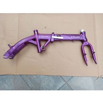 자전거 프레임 도색 두발 샥 412 접이식 14 인치 알루미늄 합금 포크 74mm 85mm, 사진으로