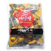 식재료마당발 냉동단호박 (다이스 1kg)(껍질있음)