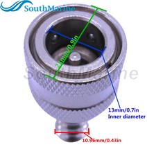 마린 선외기 엔진 65750-95500 스즈키 4HP-140HP 보트 모터 용 소켓 연료 라인 암 호스 커넥터, 한개옵션0