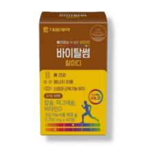 대웅제약 바이탈썸 칼마디 102g, 60정, 1개, 60정