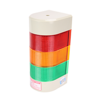 타워램프 시그널타워 벽걸이형1단 4단 5단 경보음, 연노랑