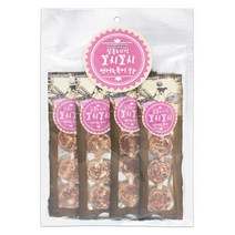 참좋은간식 꼬치꼬치 강아지 간식 4p 연어 북어, 연어 + 북어 혼합맛, 100g, 27개