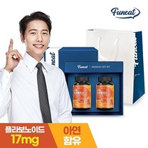 퍼니트 면역력 강화 리얼 프로폴리스 선물세트+쇼핑백 총 4개월분, 기타