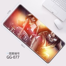 전산용키보드 애니메이션 해적왕 극 큰마우스패드 옆 고정 맟춤제작 주문제작 깔다 PC 테이블패드 큰사이즈 1765875584, GG-077(90*40cm)