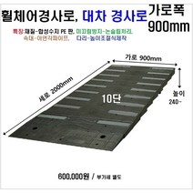 휠체어진입판(900x2000x240~270) 문턱 휠체어경사로 상가진입판, 1개