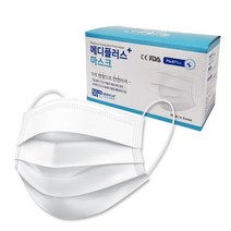 메디플러스 국내생산 일회용 마스크 비말차단 여름마스크 대형 50매