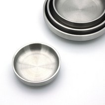 스텐 샤틴이중찬기 (무광) 5개묶음, 3호 135mm 5개