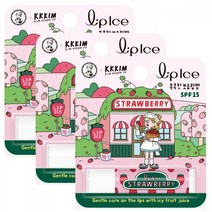 멘소래담 KKKIM 립아이스 립밤 3.5g, 스트로베리, 3개