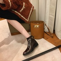 숓 첼시 사슴과 같다 여성 친구 겨울 금속단추 버클 통굽워커부츠 어텀 무드 2628659820