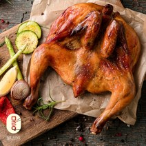 [밀리원] 간편식 훈제치킨 스모크 통닭 (600g) 캠핑 안주, 4개 set