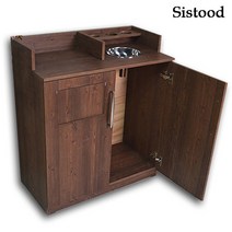 시스투드 셀프바 분리수거함, 그린, 1개