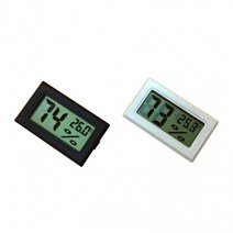 휴대용 디지털 온습도계 온도계 습도계 벽걸이 탁상겸용 사무실 공장 학교 가정, 화이트