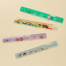 [3개묶음] 짱구는못말려 캐릭터 17cm 플라스틱자 yoki03*7321676IT, 짱구 17cm 자_스카이