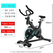 Apnoo 실내자전거 헬스사이클 유산소 헬스사이클 무소음, 블랙 베이직