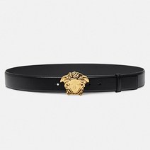 베르사체 [명품]베르사체 메두사 금장 벨트 블랙 DCU4140 DVTP1 KVO41 DCU4140DVTP1KVO41N