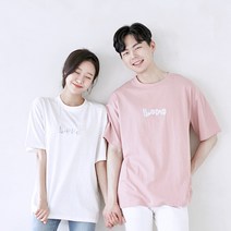 국내생산 엘리샤 반팔 남녀공용 21B11A/ 패밀리룩 가족사진의상