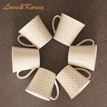 러브앤코리아 믹스커피 머그컵 B세트 6P, 상세페이지 참조, 상세페이지 참조