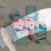 닥터에클린 더클 점착식 청소포 고양이 강아지 털청소 반려동물용 9M, 더클 청소포 9M_5개(300매)