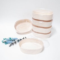 맘앤팩 나무용기 FLR-06 OPS뚜껑 소량, 6개, 1개입