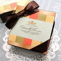 캔들씨 1구 황후상자 천연비누 베이킹 수제 쿠키 선물 포장 박스, 100매