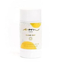 Clear Day 브로드 스펙트럼 SPF 50 스틱 56.7g(2온스) - 얼굴과 몸을 위한 모이스처라이징 자외선 차단 PABA 프리 및 옥시벤존 UVA/UVB 광선으로부터 보호, 1 Ounce