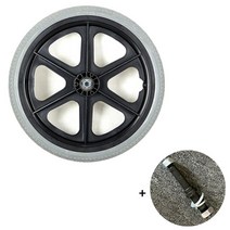 장애인전동차 장애인전동스쿠터 JayCreer 휠체어 워커용 16x1.75 인치 EVA 폼 휠, 01 Gray