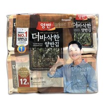 양반 더 바삭한 김 5g x 60봉, 60개