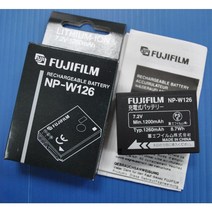 후지 NP-W126 카메라 배터리, NP-T126