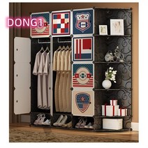 원룸 조립식 큐브 옷장 수납장 이불장 튼튼 행거 자취생으로 살아남기 간이Esyuse 증정, B 모델