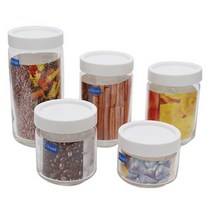 PGM1*^몰오션 밀폐용기 750ml(화이트) 반찬통 밀폐용저장병 유리 냉장보관 다목적 고정리 고함 음식물 밀폐 밀폐용^*1췤pgm, a^^*옵션없슴