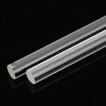 아크릴봉 투명막대 밀대 투명 아크릴 퍼스펙스 원형 막대 2mm 350mm, 90x200mm 1pc
