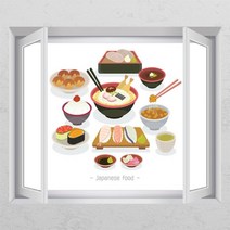 [바보사랑] 일식일러스트1_창문그림액자, 타입선택:C타입엘레강스골드